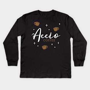 Accio Coffee Kids Long Sleeve T-Shirt